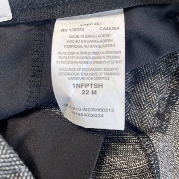 LEE Womens Regular Fit Straight Leg Mid Rise Ultra Soft Career Trousers Pants 22 - Picture 10 of 10